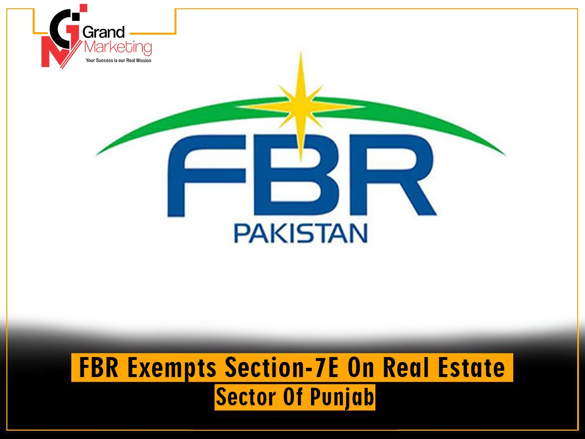 FBR-Exempts-Section 7E-On-Real-Estate Sector-Of-Punjab