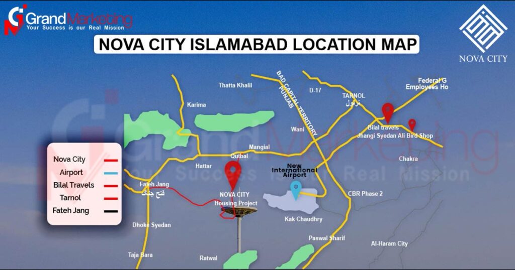 Nova-City-Islamabad-Location-Map